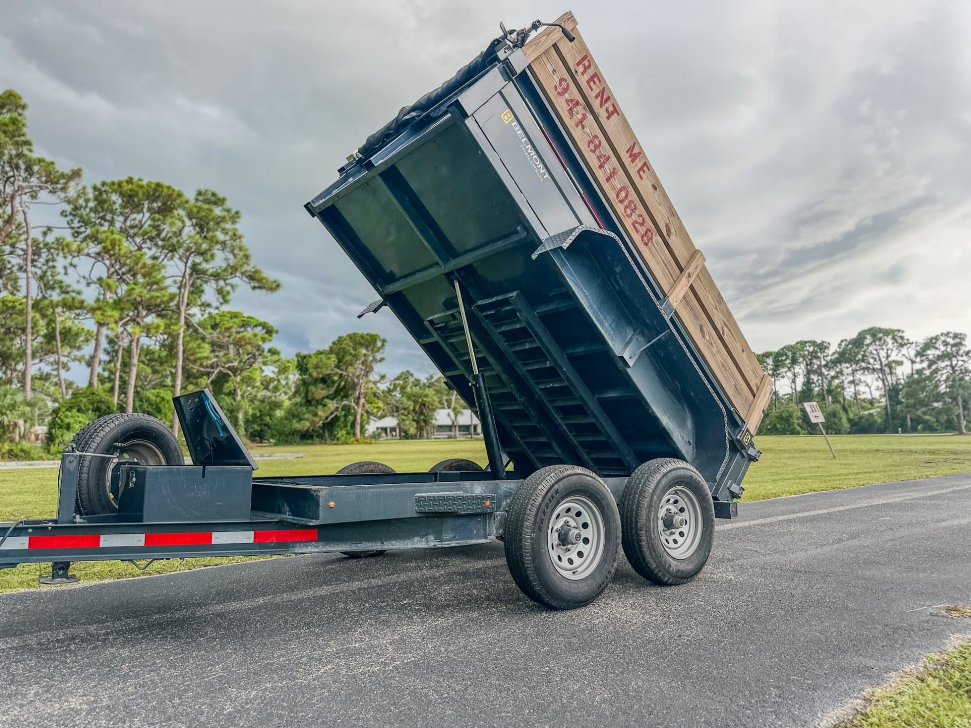 10ft Dump Trailer — trailer rental near Sarasota FL